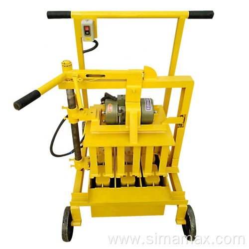 cheap manual movable brick making machine